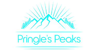 the logo for Pringles Peak